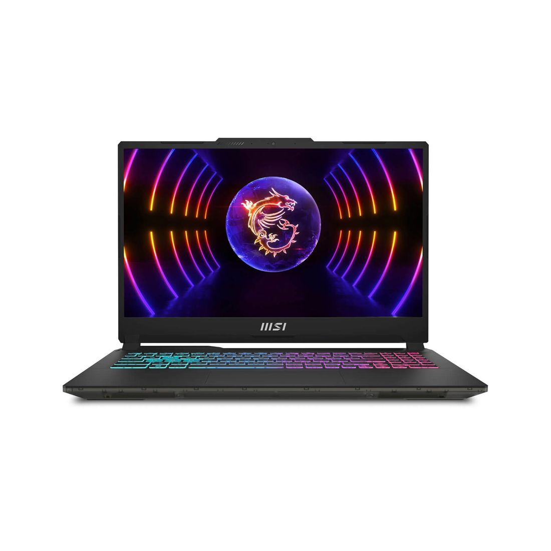 Ноутбук, MSI Cyborg 15 B2RWEKG-643XKZ, 9S7-15Q342-643, 15.6", FHD 1980x1080, IPS, 144Hz, Core 5 210H, 16GB DDR5, 512GB SSD Gen4, NVIDIA GeForce RTX5050, 8GB GDDR7, DOS, Черный — фото 1
