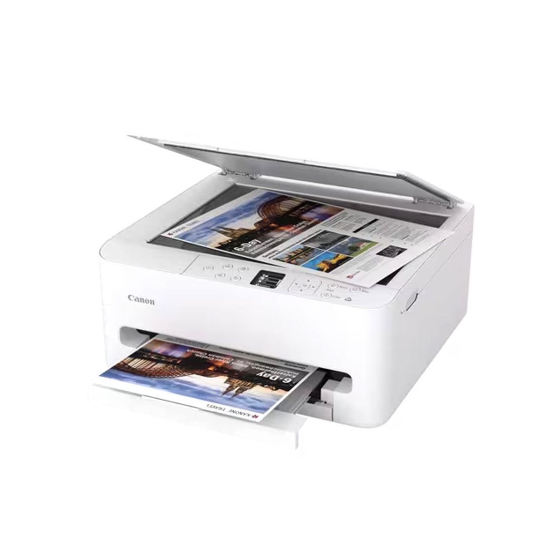 Цветное МФУ, Canon, Pixma TS6540i, 7179C009AA, Струйное, А4, 14 изобр./мин, Чернила PG-495/CL-486, Подача 100 листов, Планшетный сканер, Монохромный OLED-дисплей 1,42", Wi-Fi, USB — фото 3