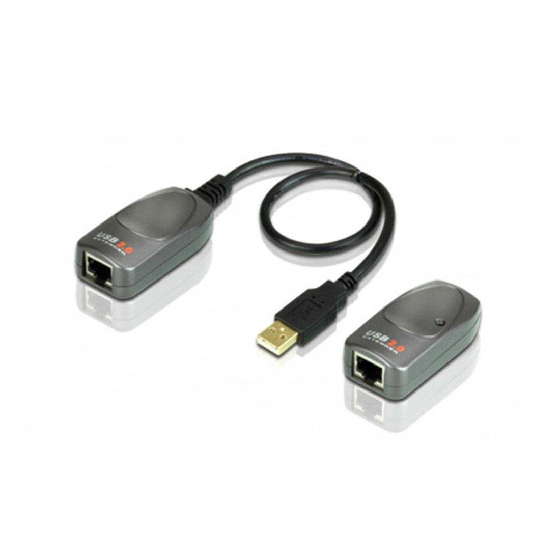 USB удлинитель, ATEN, UCE260-AT-G, USB 2.0, Cat 5, Extender, W/EU Adaptor — купить в Lirotech
