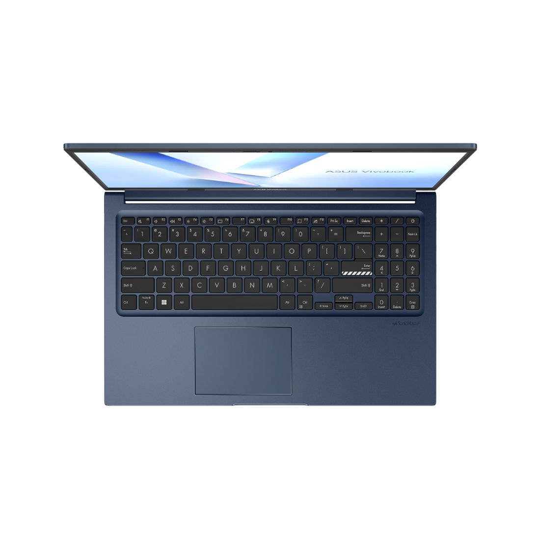 Ноутбук, ASUS Vivobook 15 X1504VA-BQ4055, 90NB13Y1-M01PX0, 15,6",FHD 1920x1080, IPS, 60Hz, Core 5 120U, 16GB DDR5, 512GB SSD Gen4, Intel Graphics, DOS, Синий — фото 3