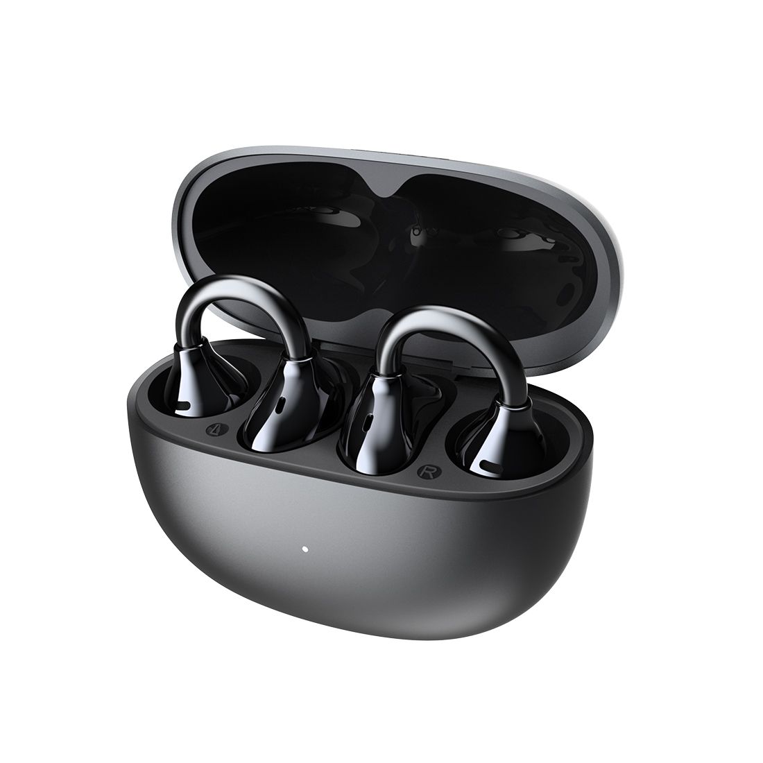 Беспроводные наушники, TECNO, FreeHear 2, OW02, 20 Гц - 20000 Гц, вес 39,9 г, 46 мАч (один наушник), 460 мАч (кейс), Bluetooth 5.4, Type-C, (Sky Black) Чёрный — купить в Lirotech